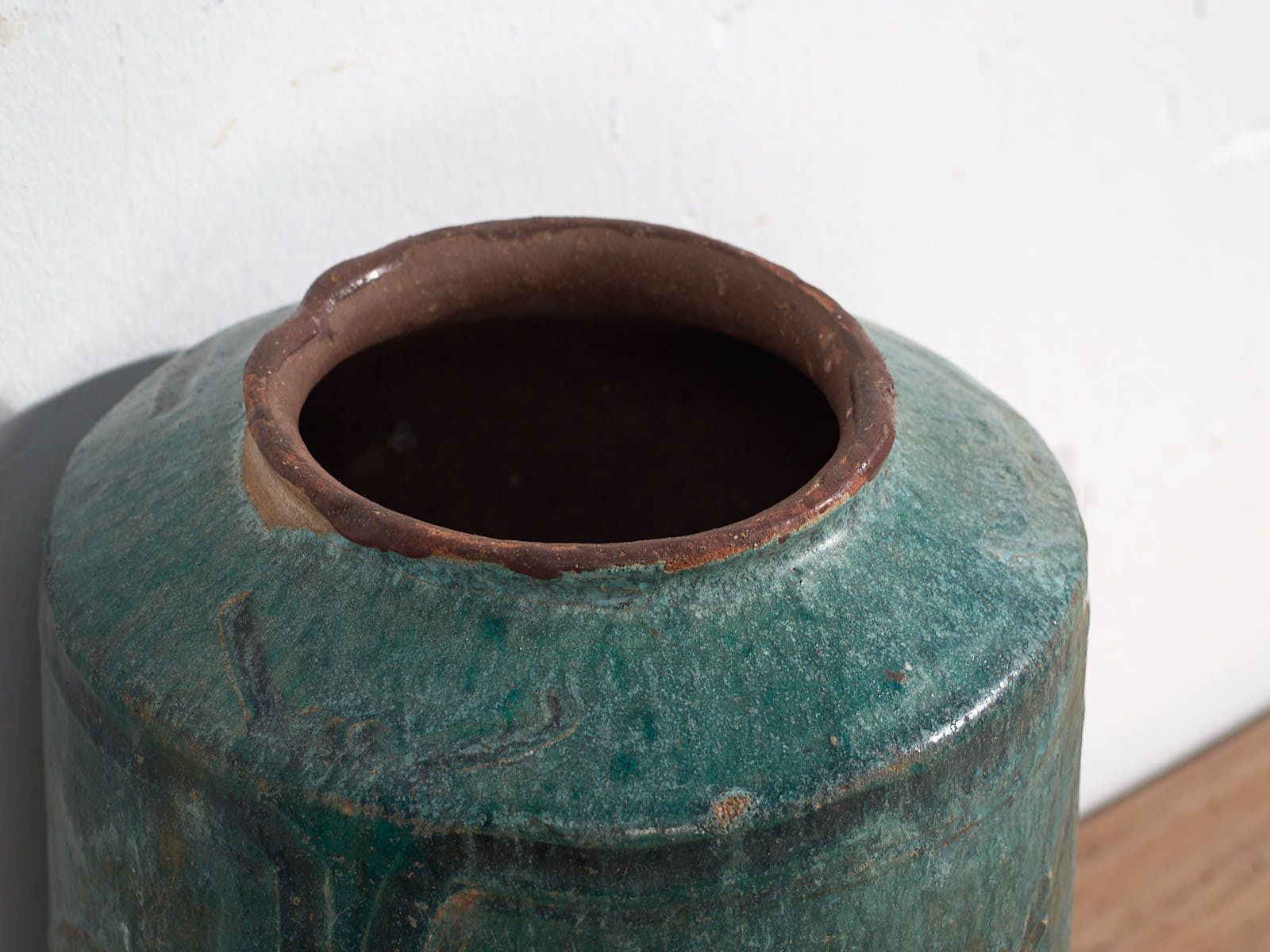 Antique Turquoise Green Vase (C.1820) #34 photo furniture