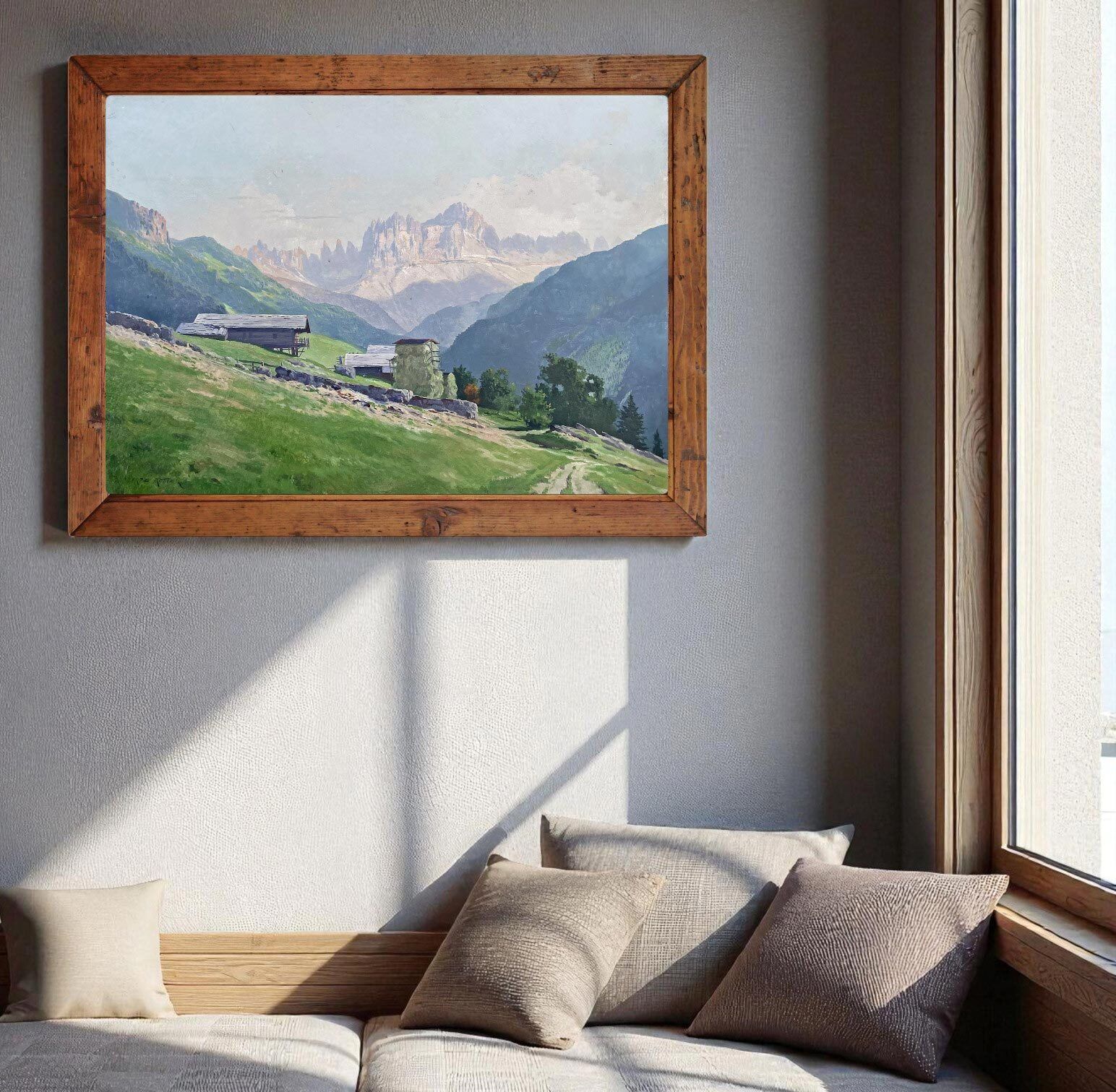 photo vinterior View Of The Catinaccio – Rosengarten, Fritz Rotter