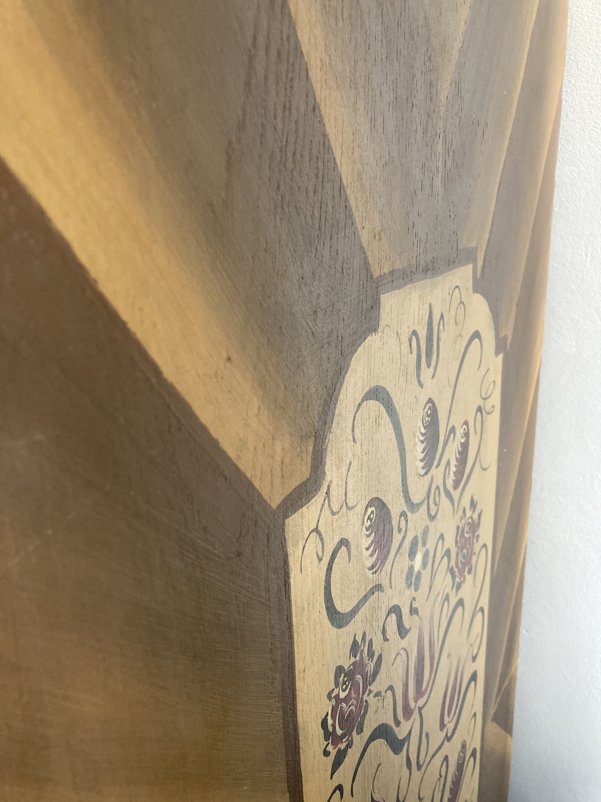 Original Hand Painted Austrian Large Heirloom Wardrobe photo Furniture