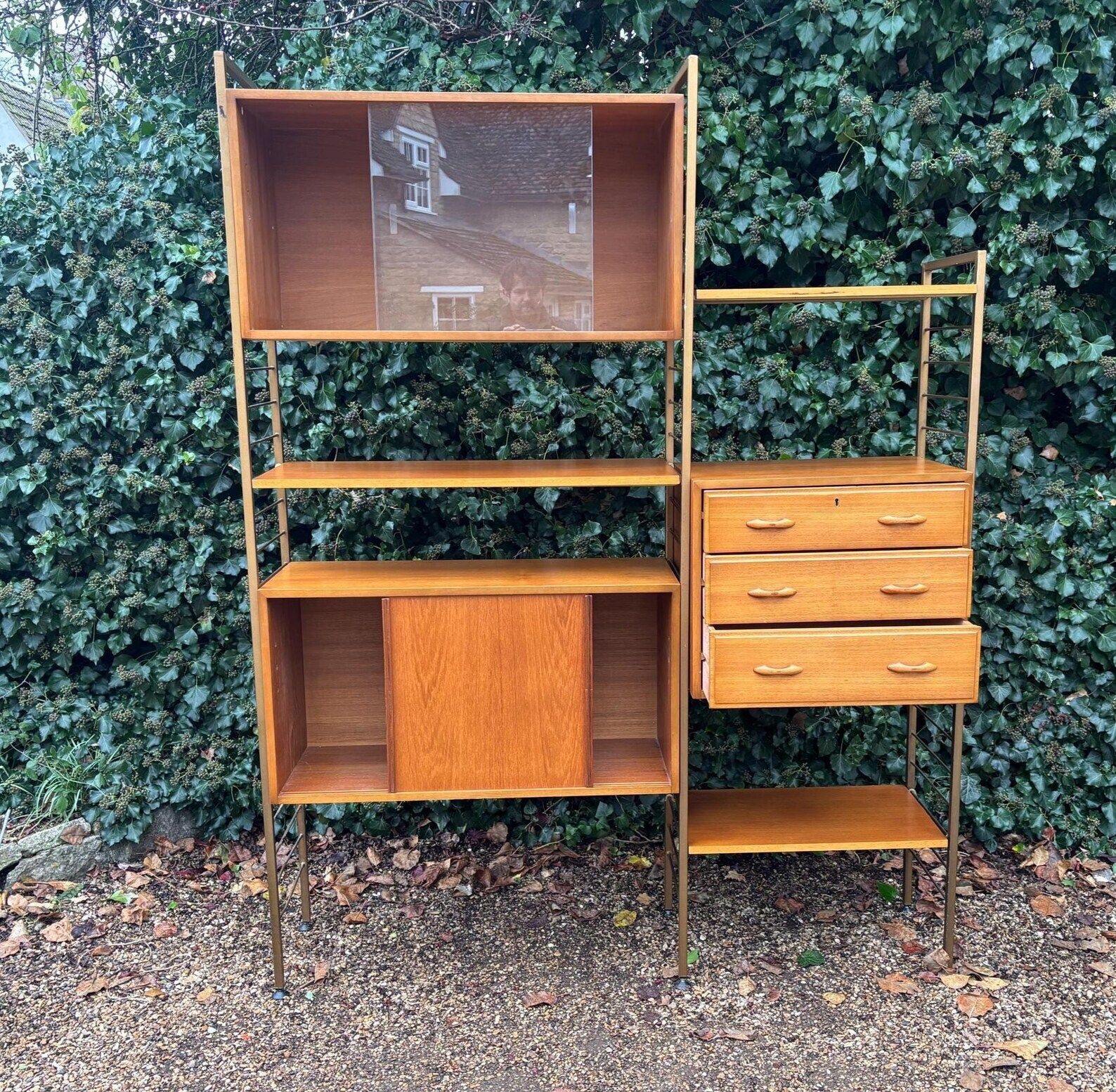 Furniture Mid Century Ladderax Modular Shelving Unit By Staples photo