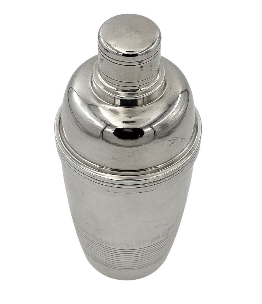 A French Art Deco 1930s Silver Plated Cocktail Shaker photo for sale