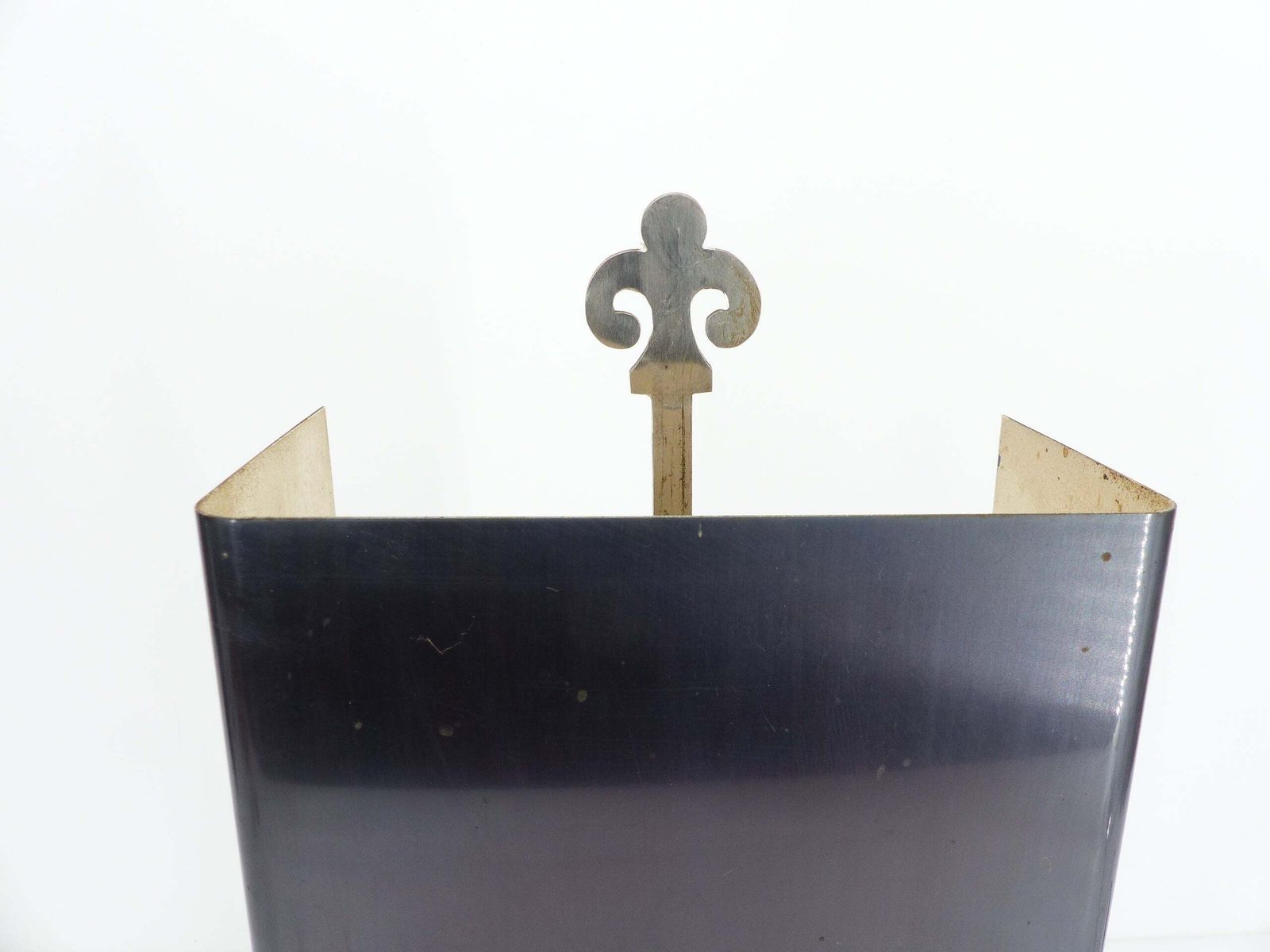 Neoclassical Table Lamp In Brushed Metal, In The Style Of Maison Charles, Circa 1970 photo Lighting
