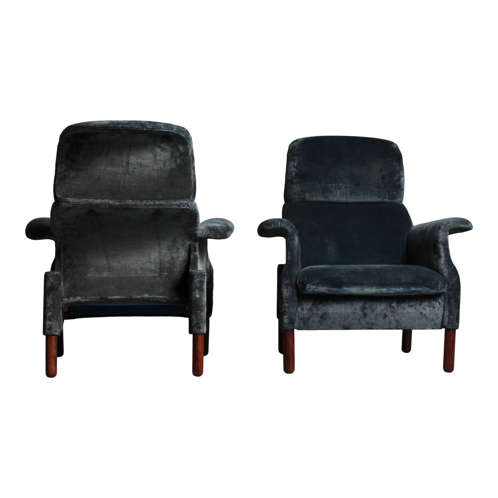 Furniture Pair Of Sanluca Armchairs By Achille And Pier Giacomo Castiglioni For Gavina, 1960 photo