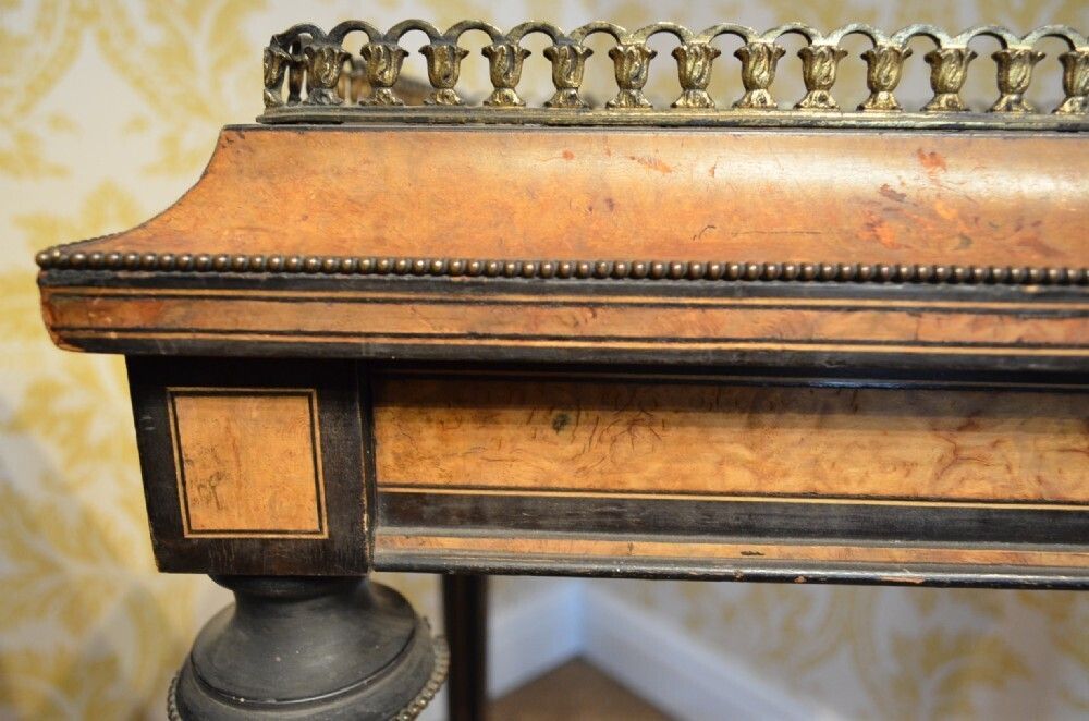 Beautiful Pair Of 19th Century Walnut And Ebonised Jardinieres. photo buy