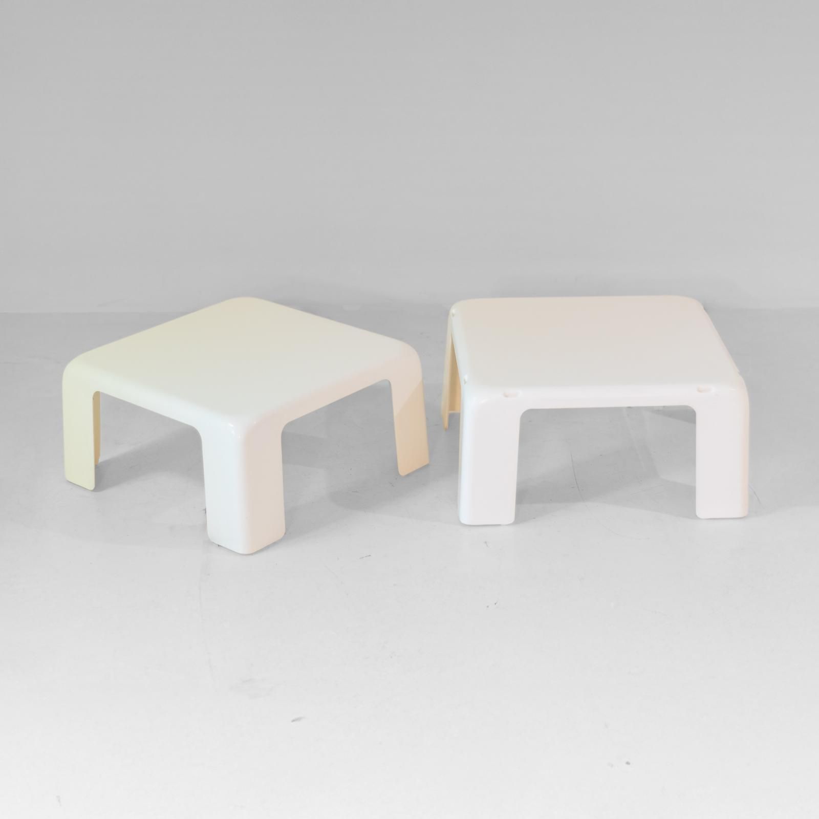 1960s Space Age Side Tables, Model "Quattro Gatti", Mario Bellini For C&B Italia photo furniture