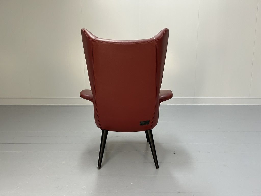 Moroso With Diesel “Longwave” Armchair – In Oxblood “Cat Z” Leather photo 1800.0