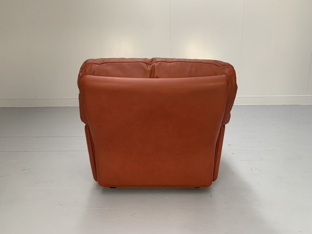 3900.0 Poltrona Frau “Poppy” 2 Seat Sofa & Armchair – In Buffalo Leather photo