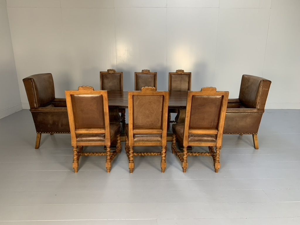 Ralph Lauren “Polo” Dining Table & 8 Chair Suite photo furniture