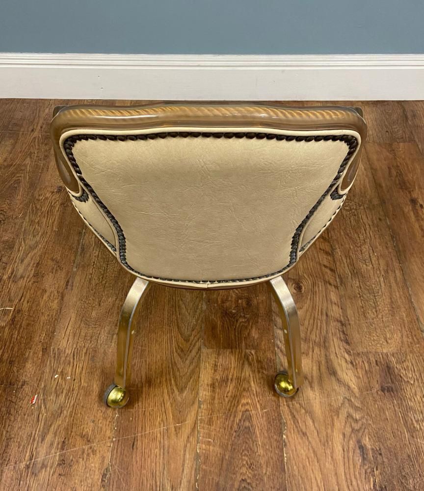 Set 4 Mid Century Gaming Chairs Hollywood Regency 1950 photo buy