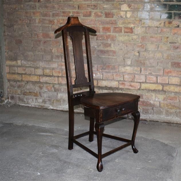 Edwardian Oak Valet Chair Zx2348