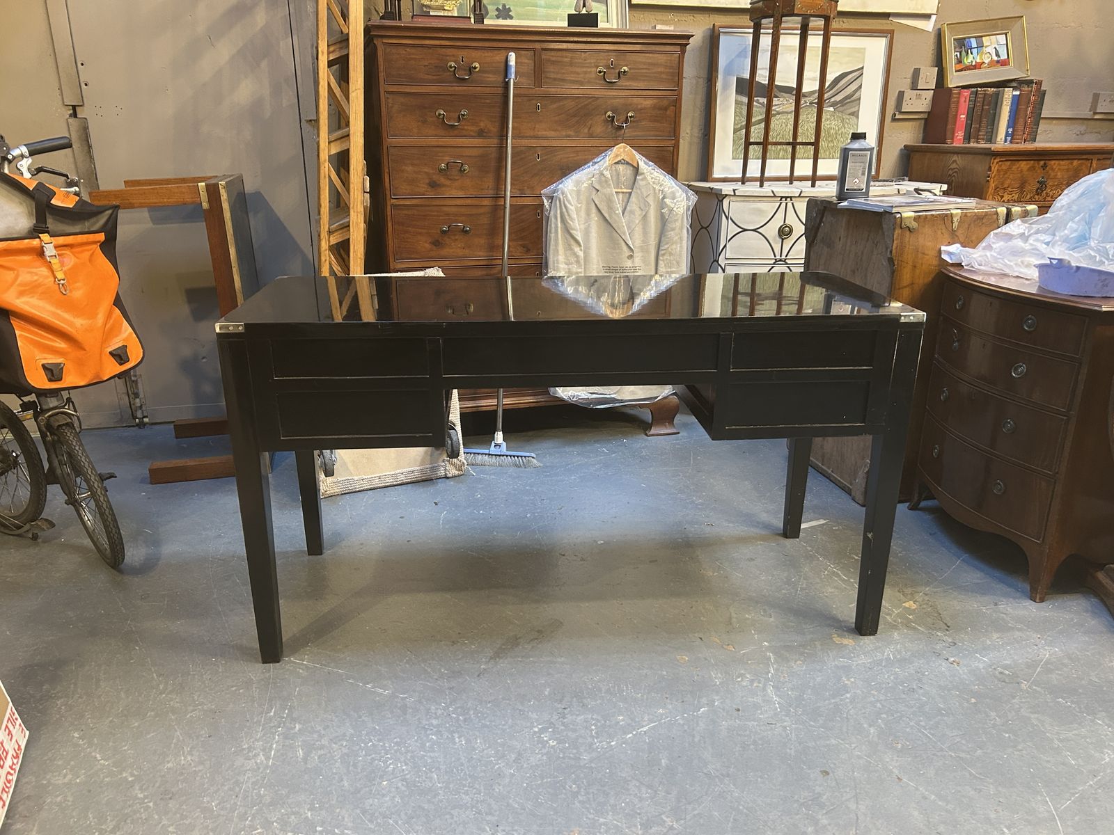 Ebonised Desk By Eichholtz photo vintage