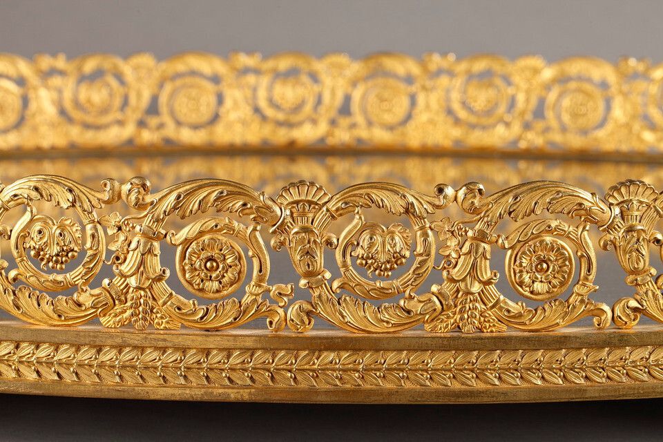 Large Gilt Bronze Table Centerpiece, Restoration Period photo 14000.0