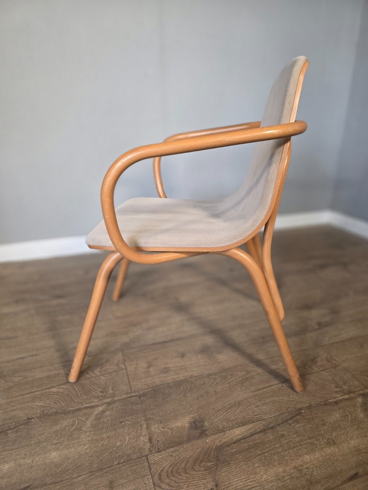 A Pair Of Ton Bentwood Armchairs photo buy