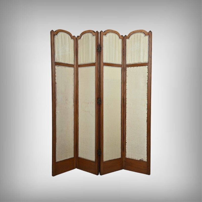 Walnut Screen, Louis XVI Style – Early 20th Century photo furniture
