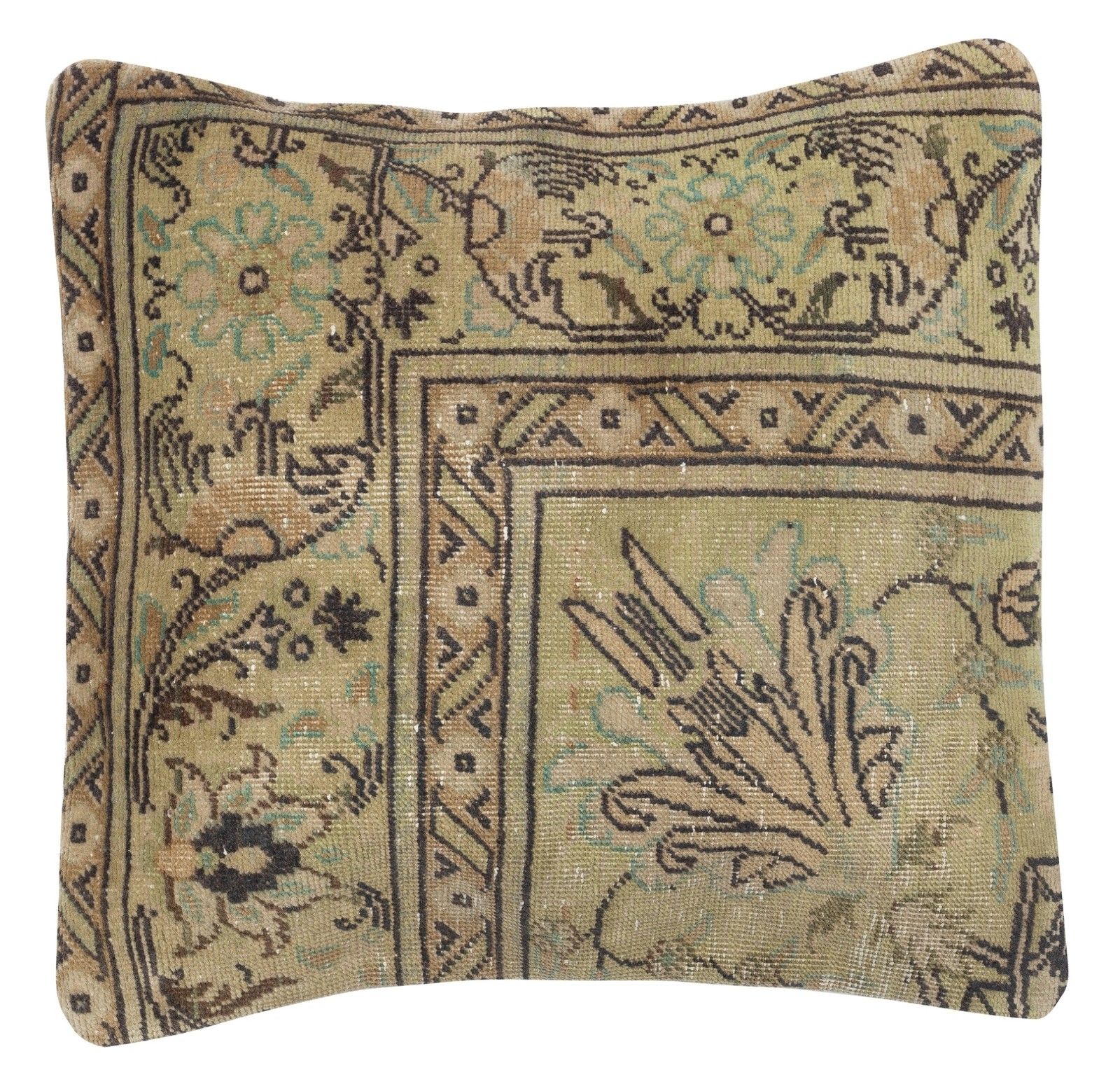 19"X19" Set Of 2 Traditional Turkish Cushion Covers. Vintage Throw Pillows photo furniture