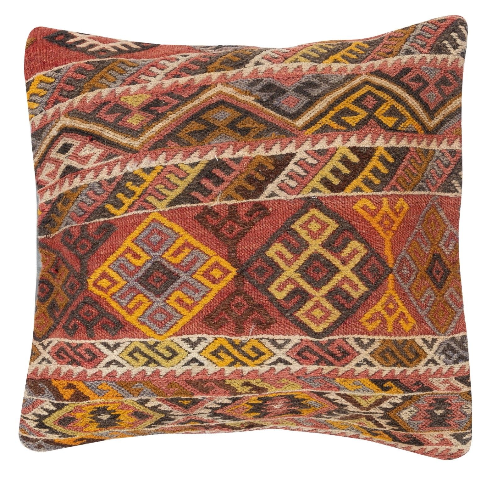 20"X20" Set Of 2 Hand Woven Kilim Cushion Covers. A Pair Of Lace Pillow Covers photo furniture