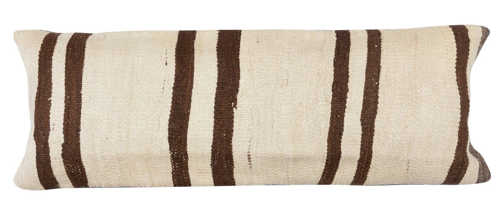 12"X35" Set Of 2 Hemp Kilim Cushion Covers. A Pair Of Lumbar Pillow Covers photo for sale