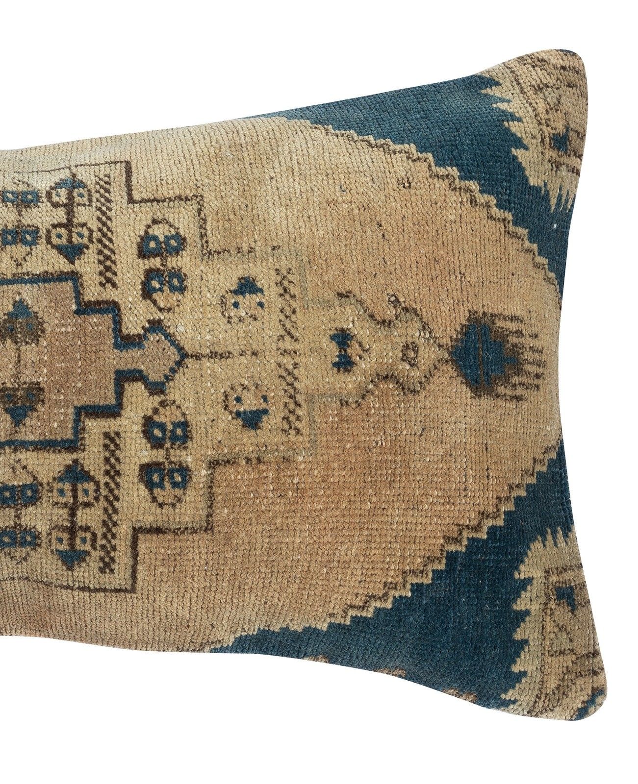 16"X28" Vintage Rug Pillowcase. Cushion Cover. Toss Pillow. Lumbar Pillow Cover photo for sale
