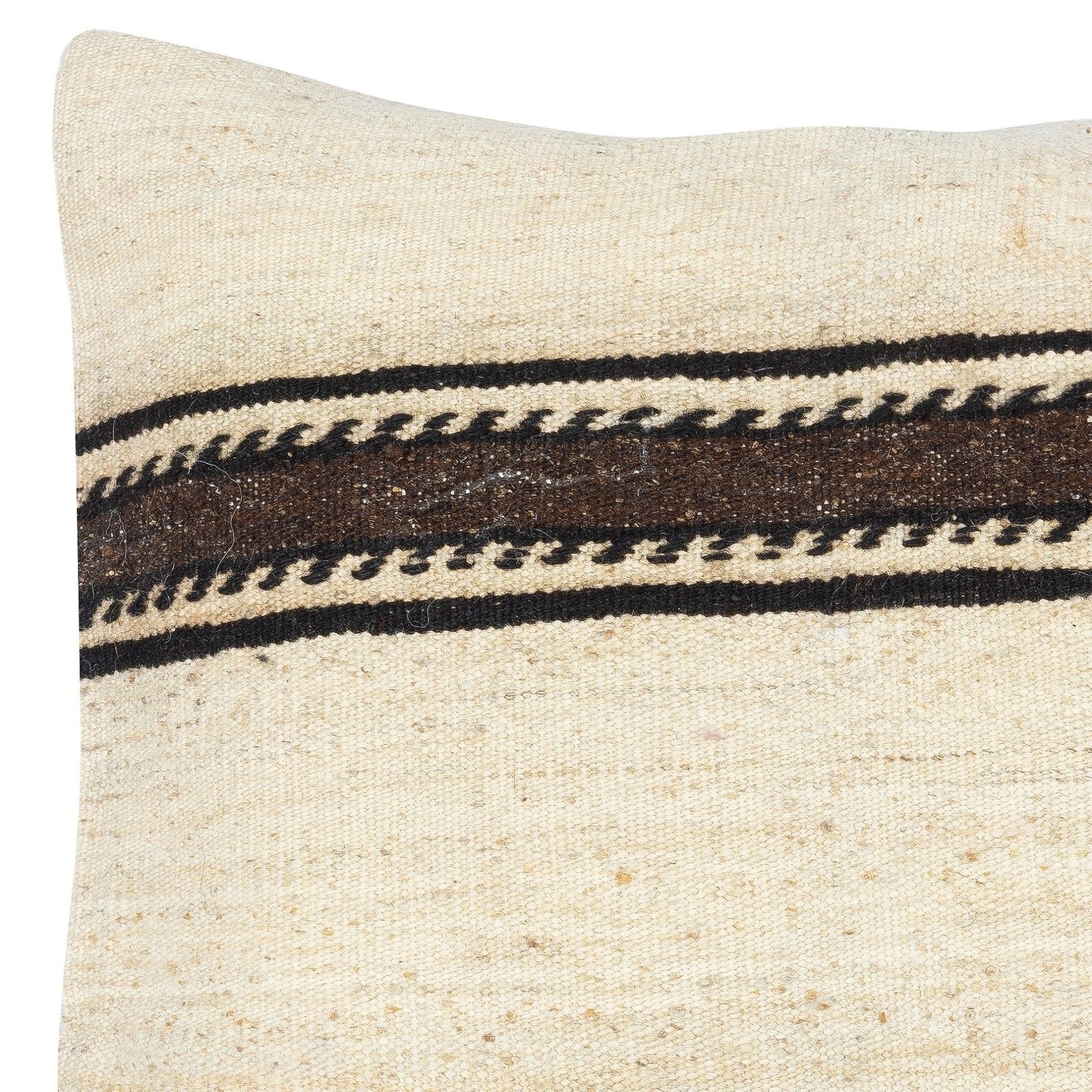 16"X16" Hand Woven Kilim Cushion Cover. Lace Pillow. Traditional Accent Pillow photo for sale