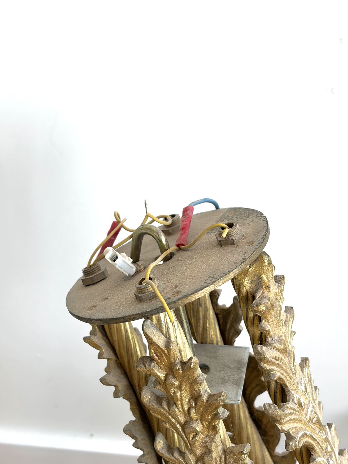 Antique French Gilt Bronze Chandelier photo for sale