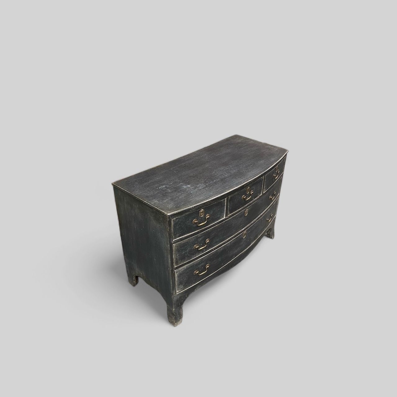 Georgian Five Drawer Chest Of Drawers In Later Paint photo for sale