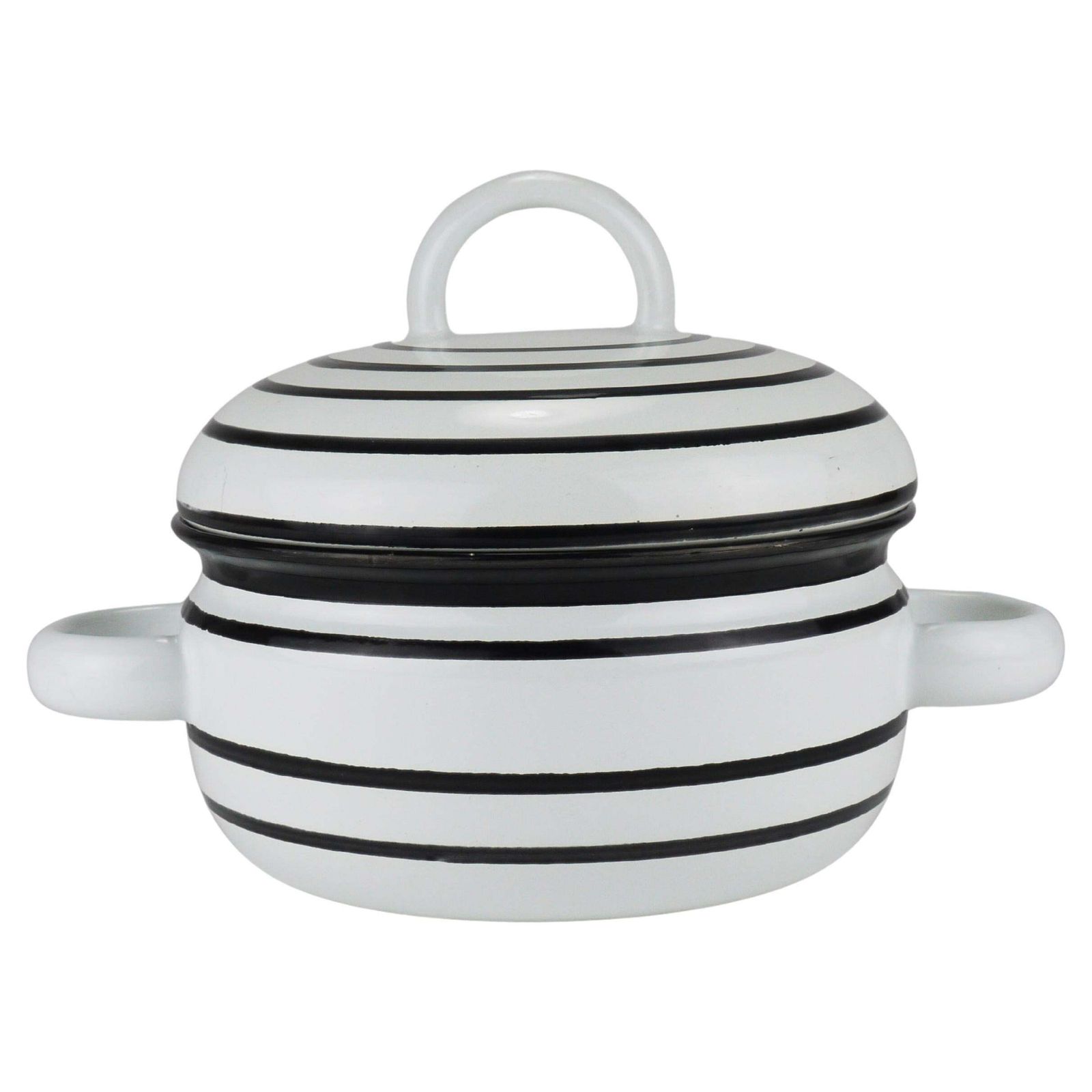 Carl Aubock III Enameled „Culinar“ Pot With Lid, Ostovics Vienna, Austria, 1970s