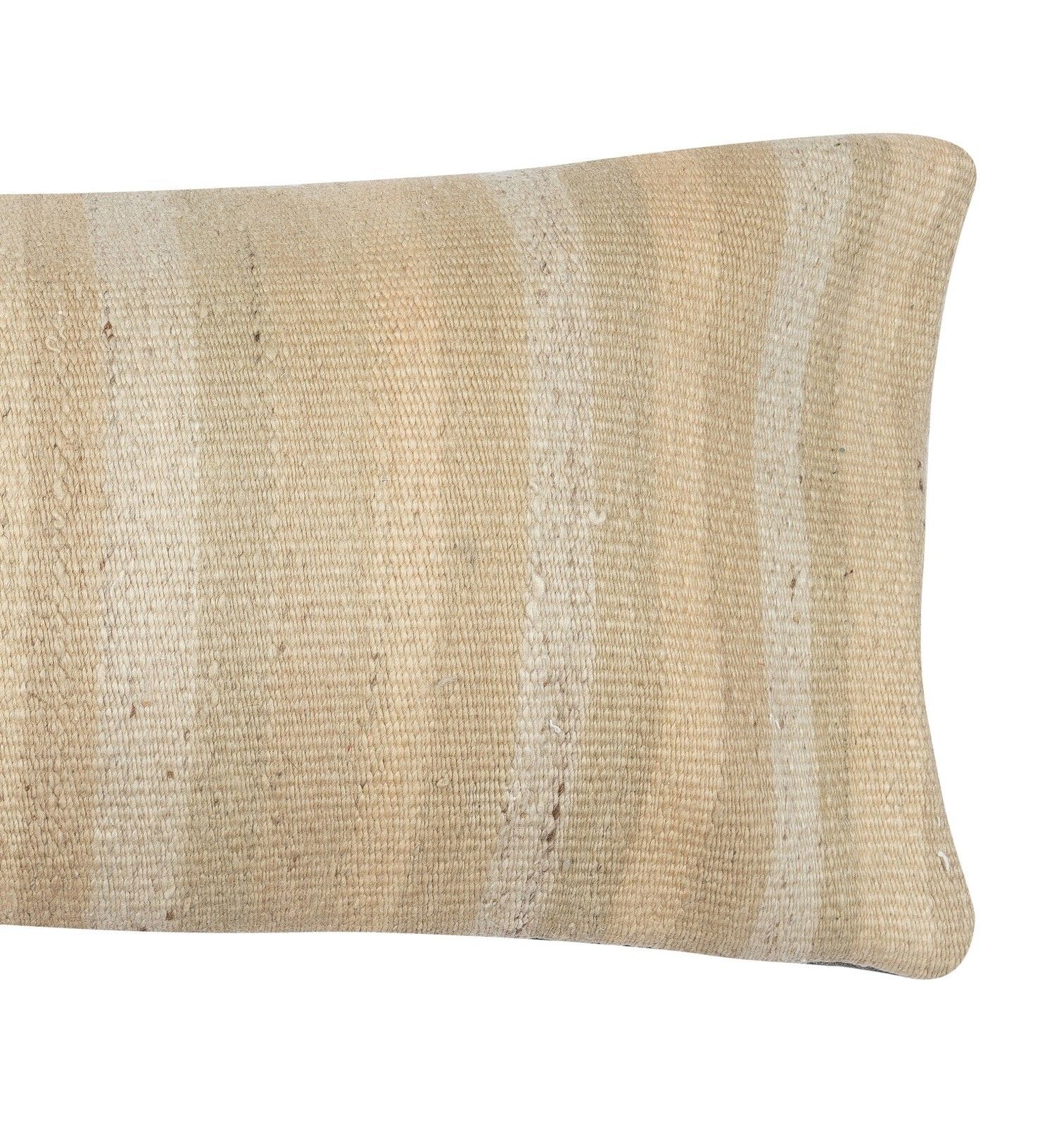 14"X28" Hemp Cushion Cover. Vintage Kilim Lace Pillow. Lumbar Pillow Cover photo for sale