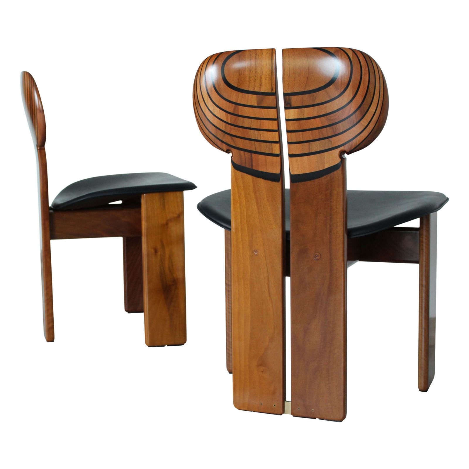 photo vintage Africa Dining Chairs By Afra And Tobia Scarpa For Maxalto, 1976,  Set Of 8