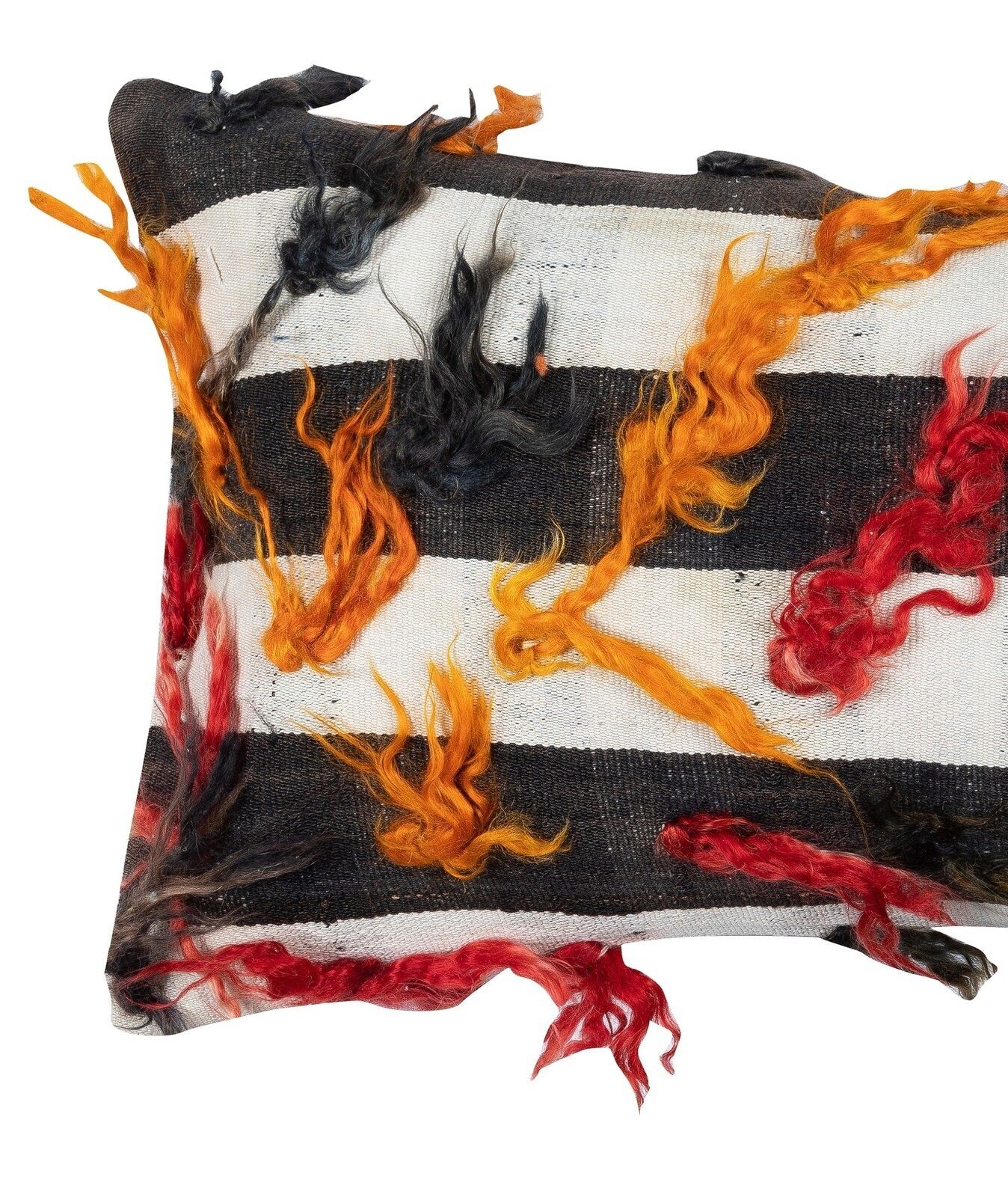 16"X28" Vintage Kilim Cushion Cover. Turkish Accent Pillow. Lumbar Pillow Cover photo furniture