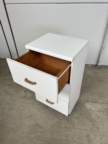 photo for sale Vtg Late Mid Century Medical Chest Of Drawers Modernist Style Post Modern Retro