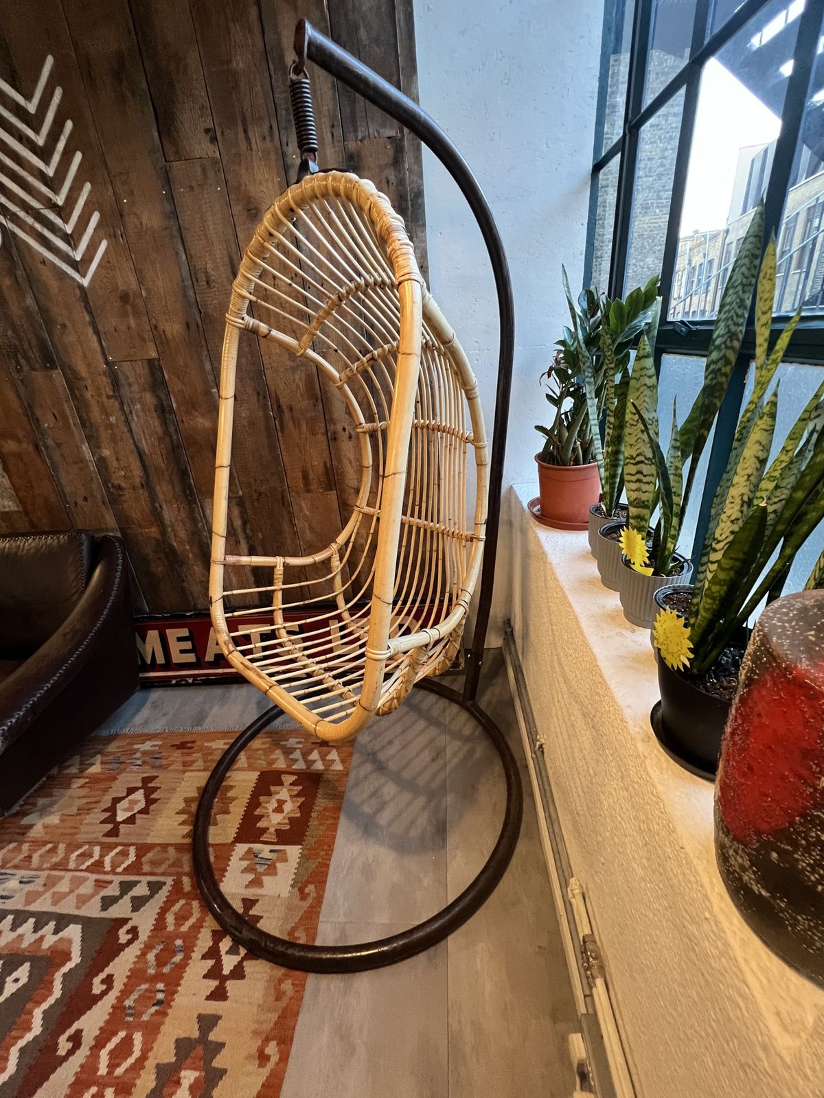 1960/70s Rattan/Bamboo Hanging Egg Chair photo vinterior