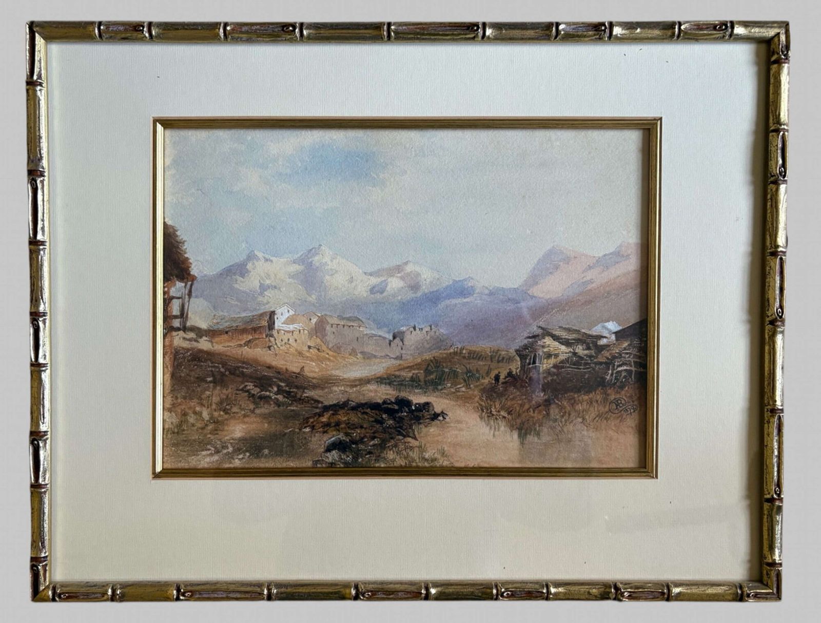 A Pair Of Attractive Mid 19th Century Watercolours photo furniture