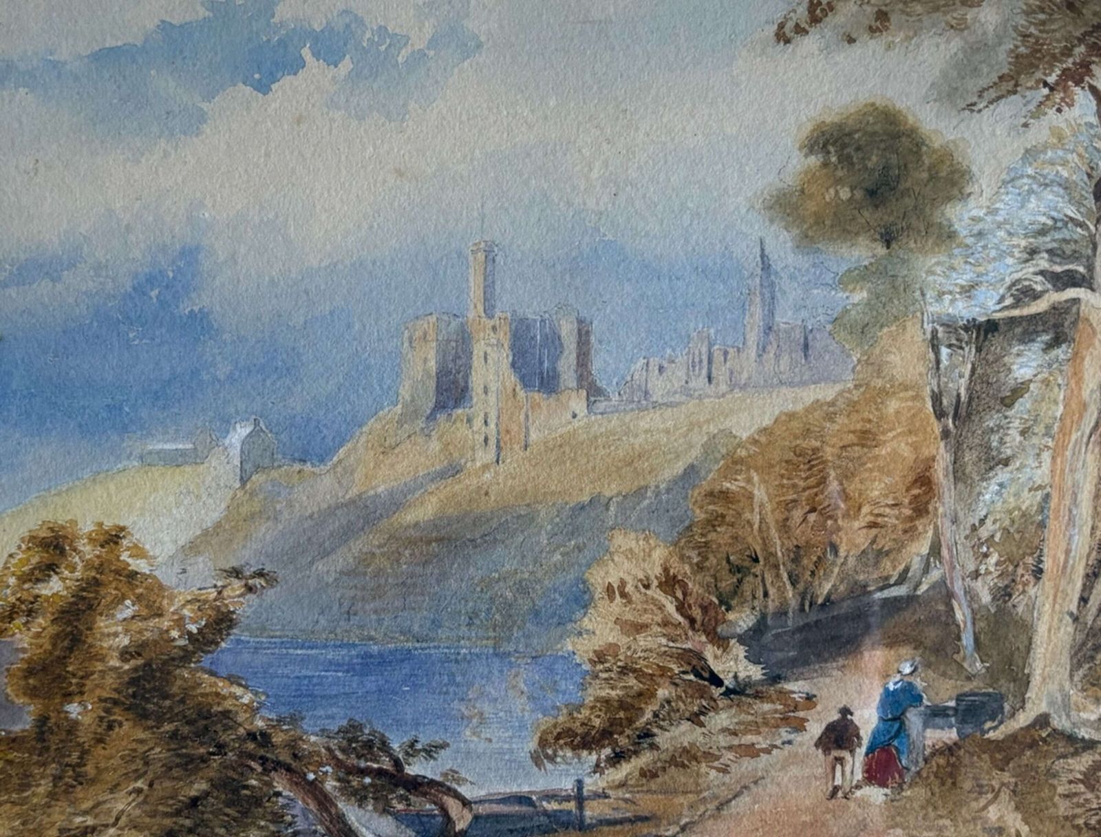 A Pair Of Attractive Mid 19th Century Watercolours photo 875.0