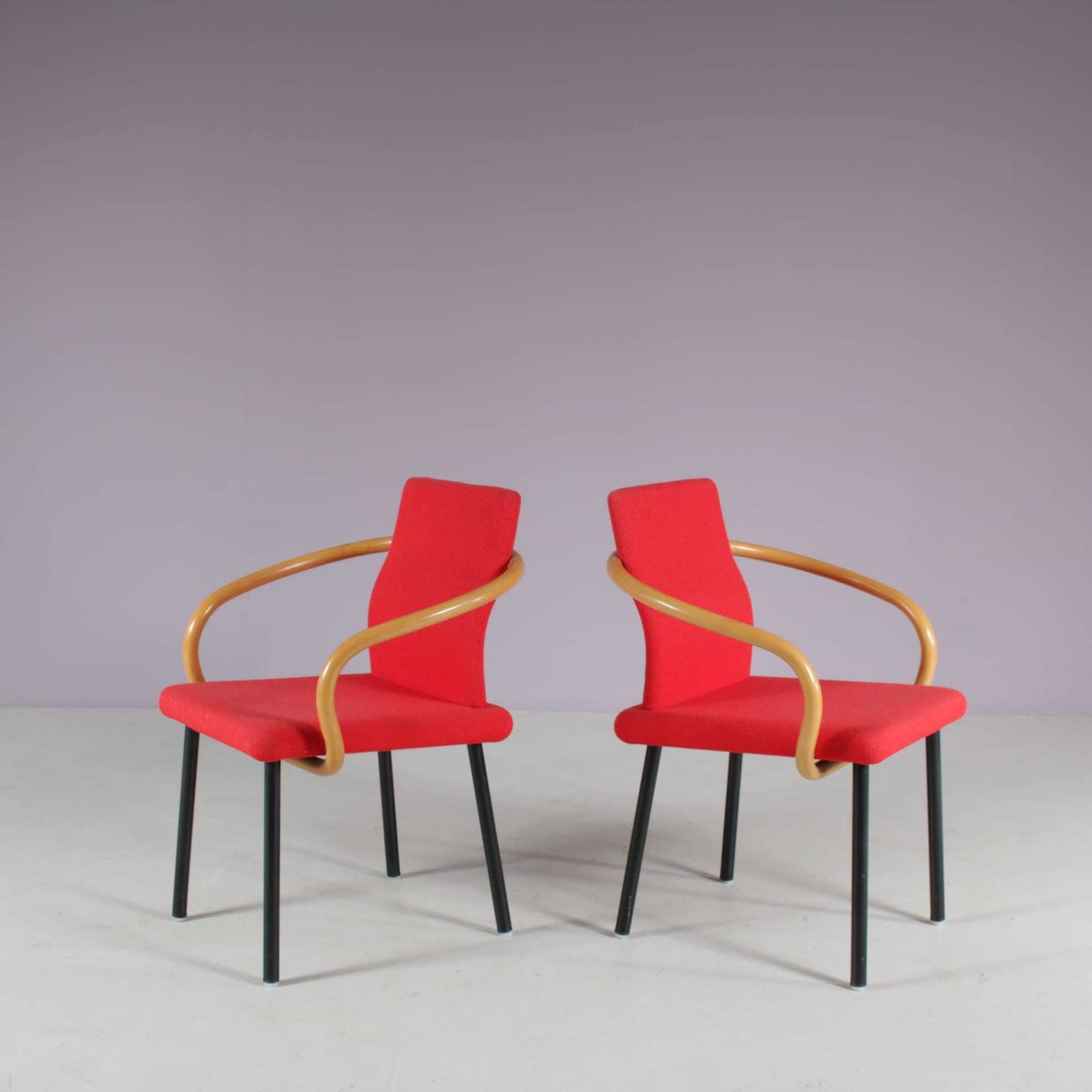 1980s “Mandarin” Chairs By Ettore Sottsass For Knoll International, USA photo buy