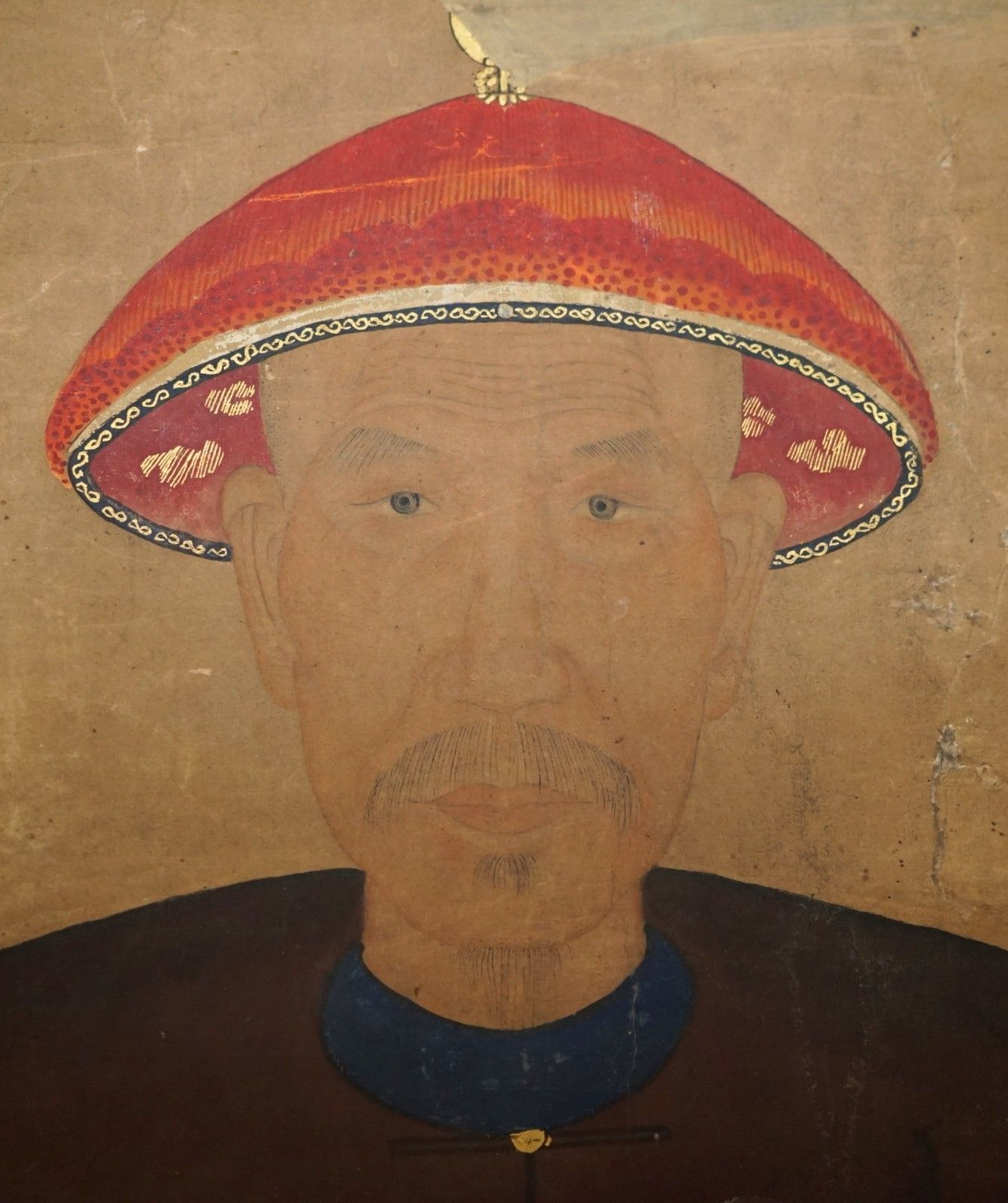 Fine & Collectable 2.4 Meter High Antique Circa 1860 Chinese Ancestral Portrait photo buy