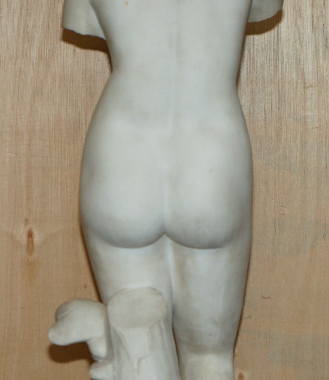 Art Antique Jean  Antoine Houdon Signed Large Venus De Milo Marble Statue On Plinth photo
