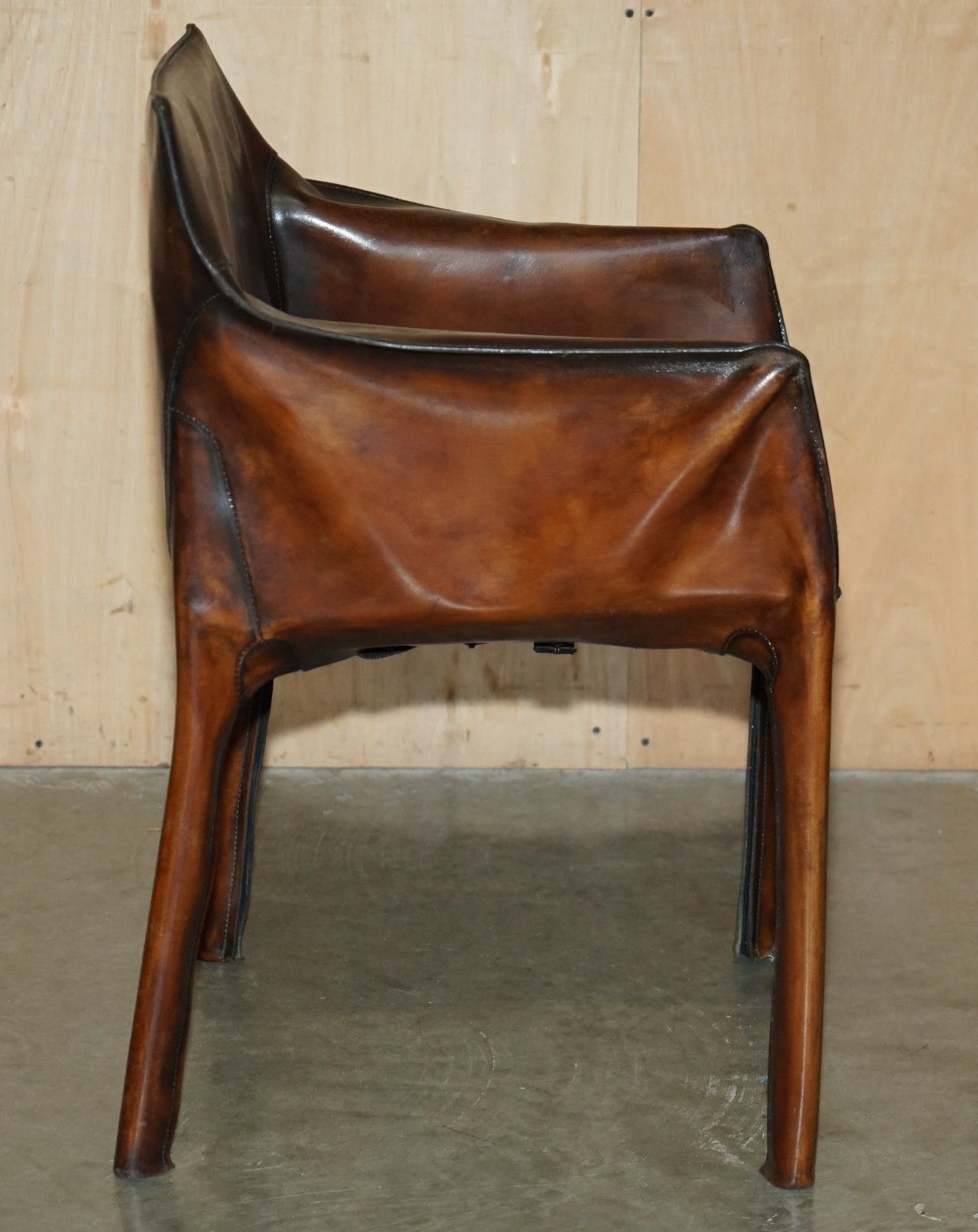 photo for sale Fourteen Restored 1977 Mario Bellini For Matteo Grassi Cab 412 Dining Chairs 14