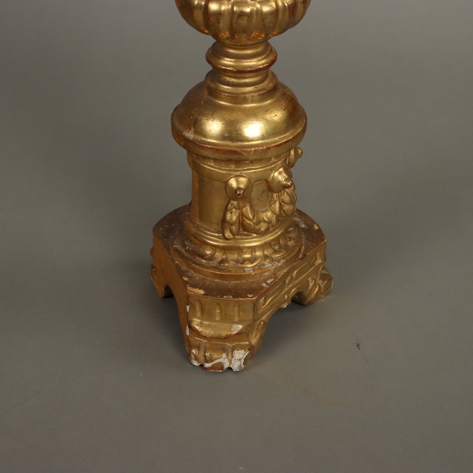 photo furniture Pair Of Antique Empire Style Candelabra Beech Italy XIX Century
