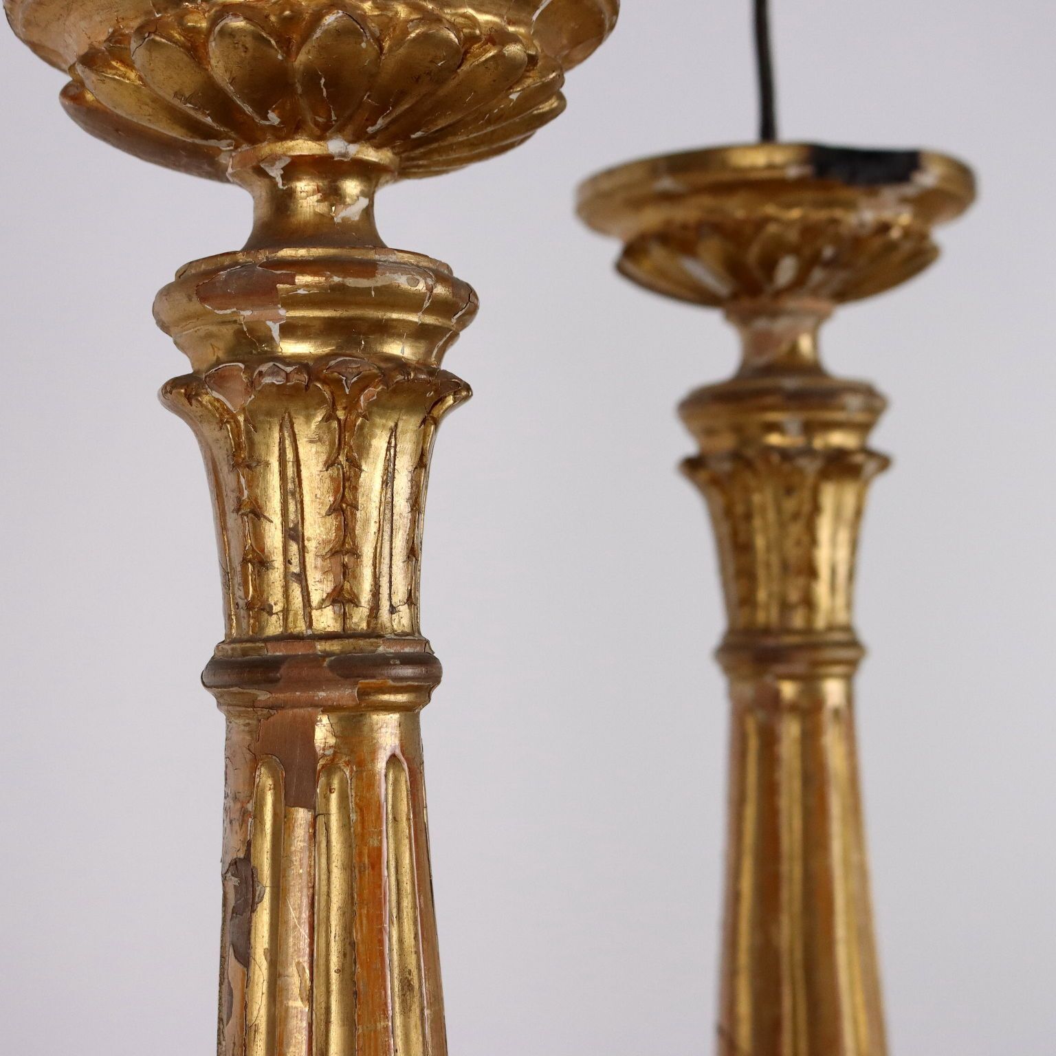 Antique Empire Candelabra Wood Europe XIX Century photo Home Decor