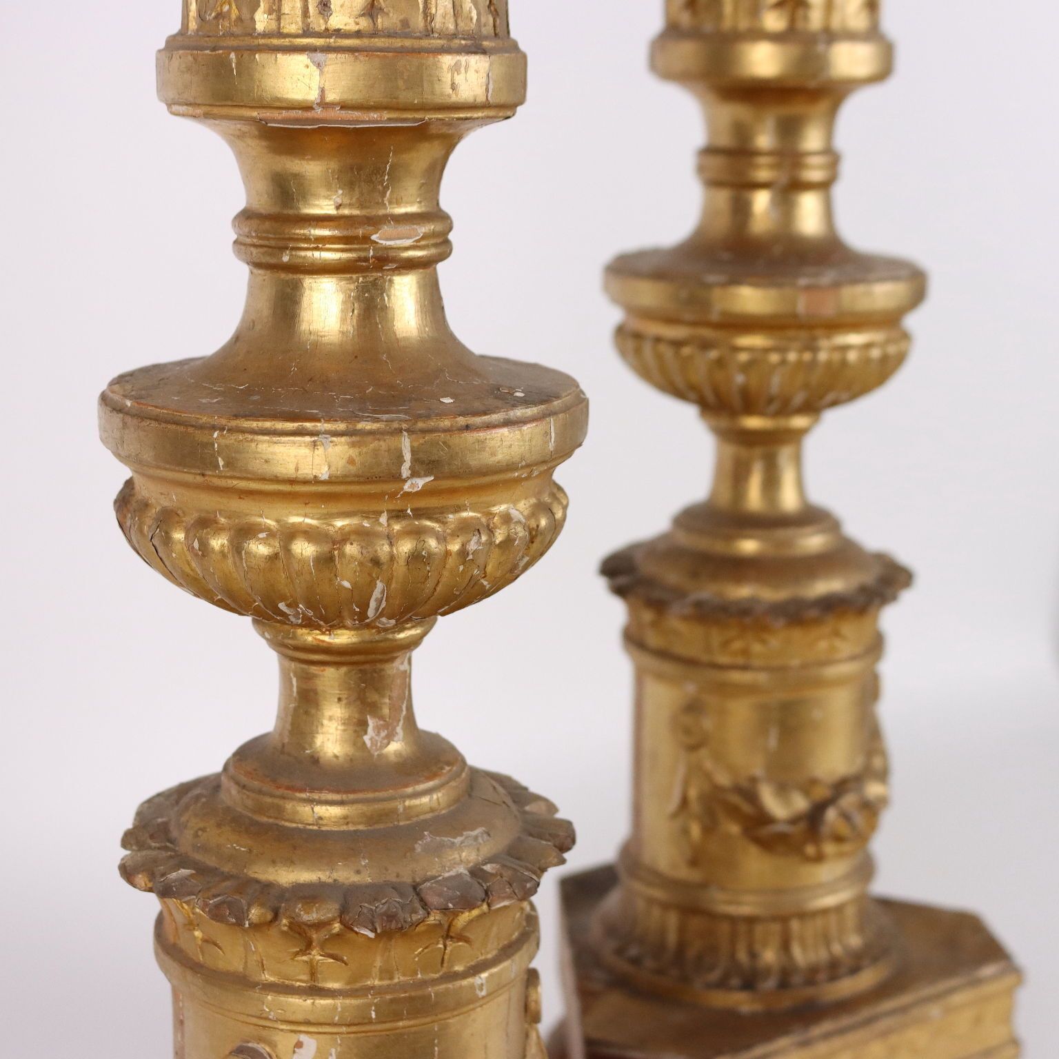 Antique Empire Candelabra Wood Europe XIX Century photo vinterior