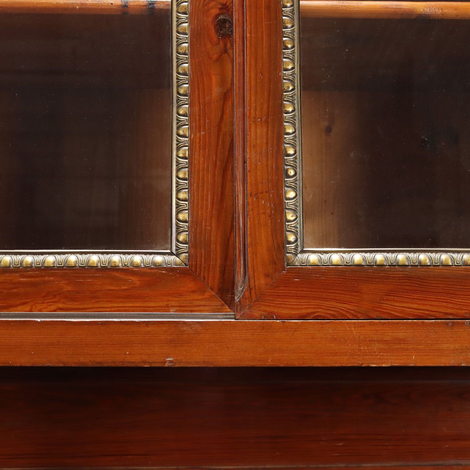 Antique Cupboard Larch Sheeth Metal Sliding Doors Italy XX Century photo buy