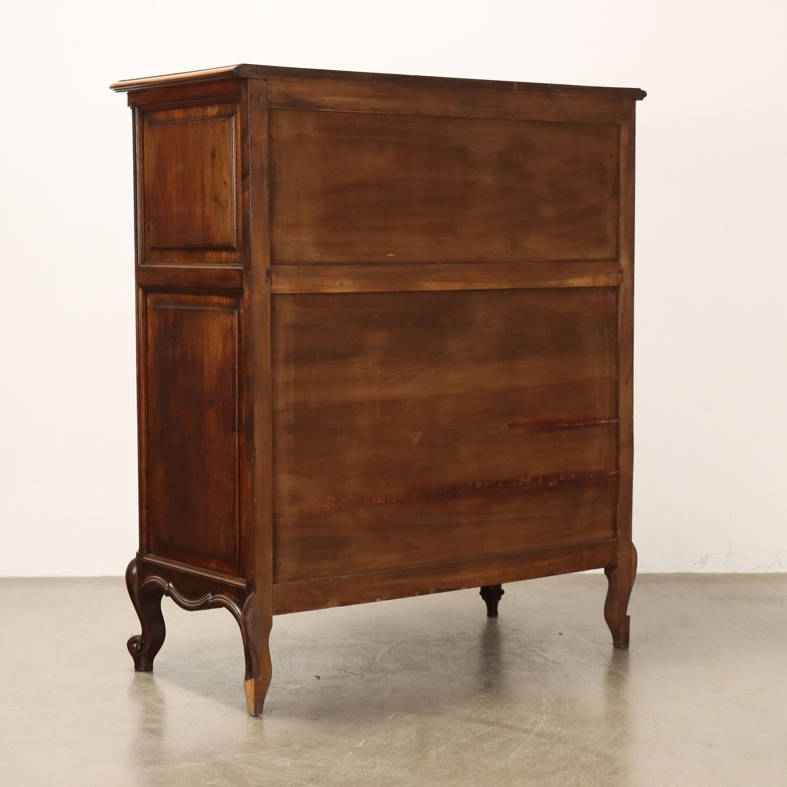 Antique Cupboard Provencal Style Walnut Piedmont XX Century photo vintage