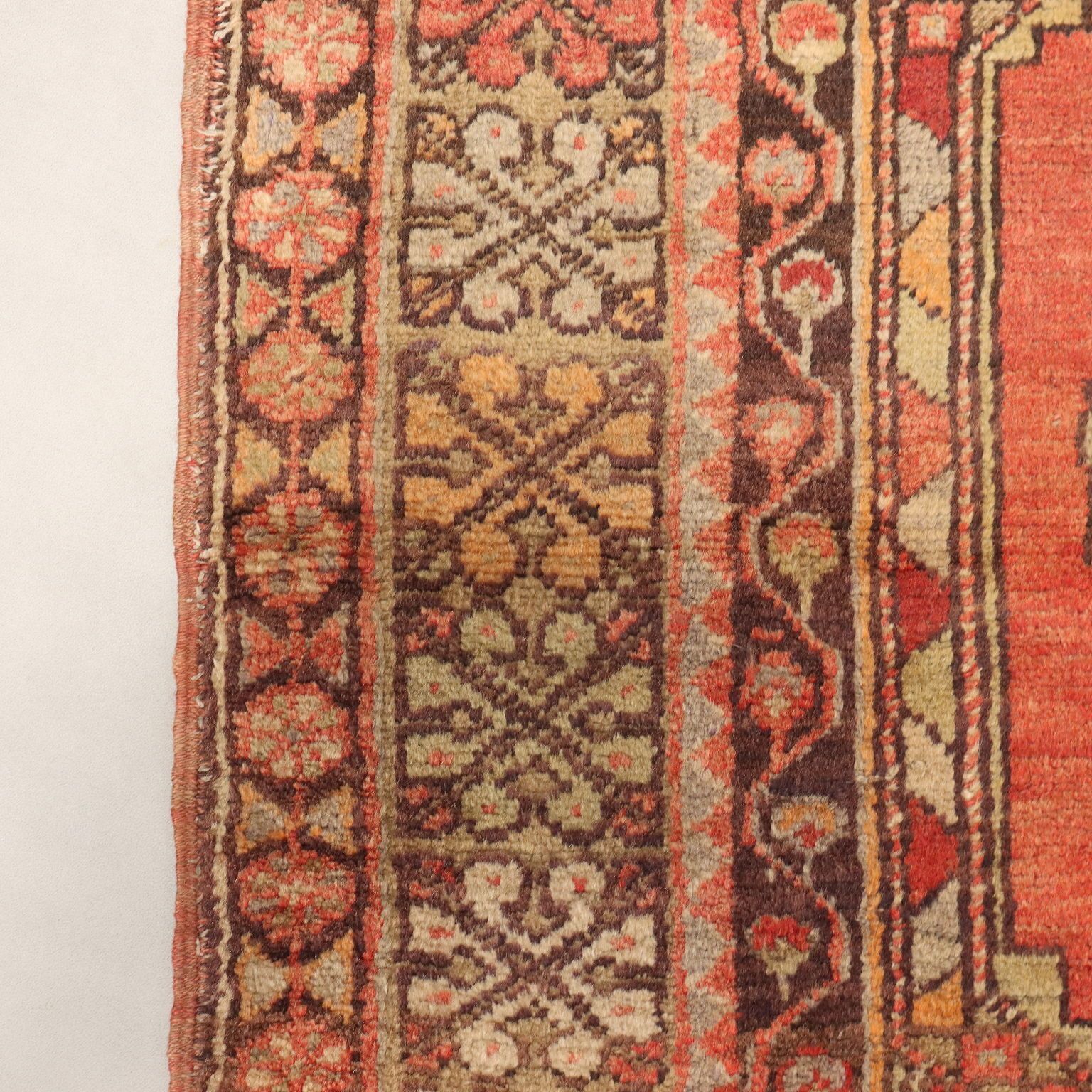Antique Kirsehir Carpet Wool Heavy Knot Turkey 76 X 47 In photo vintage