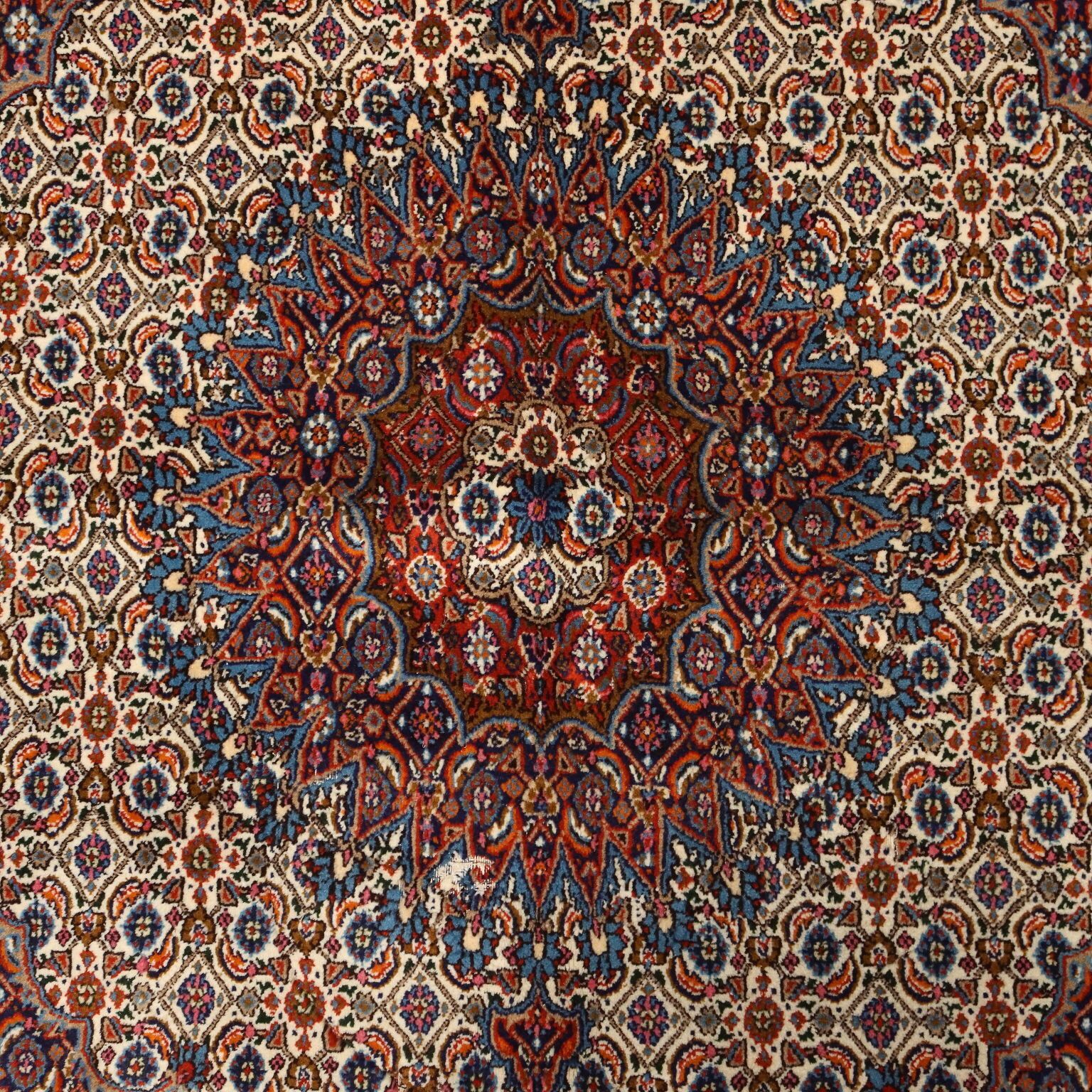 Antique Asian Carpet Cotton Wool Heavy Knot 81 X 59 In photo vinterior