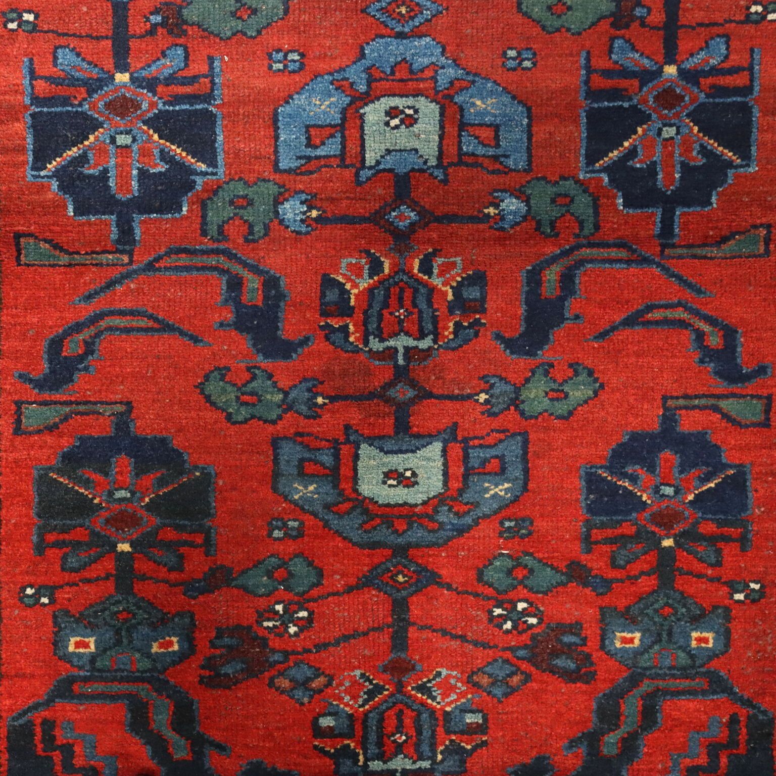 Antique Asian Carpet Wool Thin Knot Handmade 57 X 40 In photo 270.0