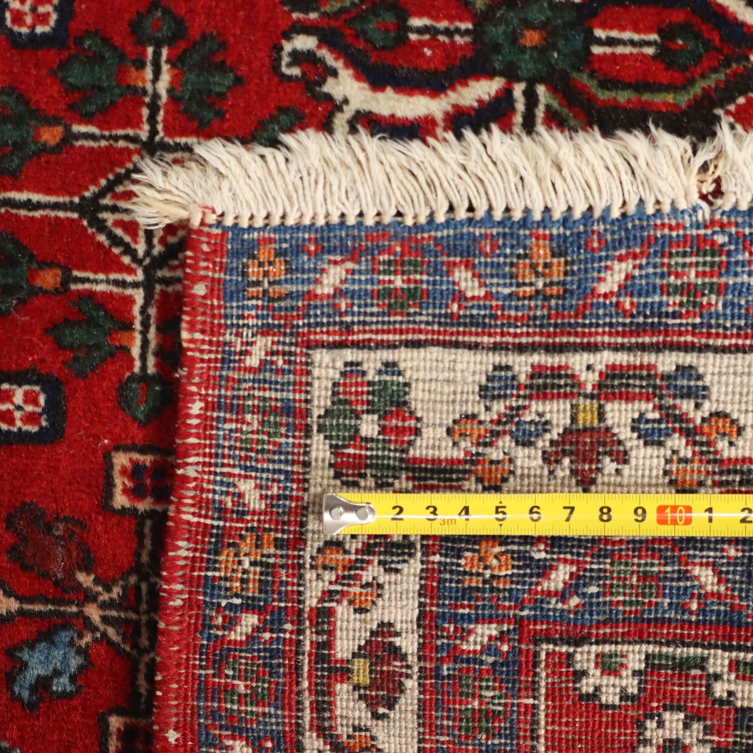 Antique Asian Carpet Cotton Wool Thin Knot 59 X 42 In photo buy