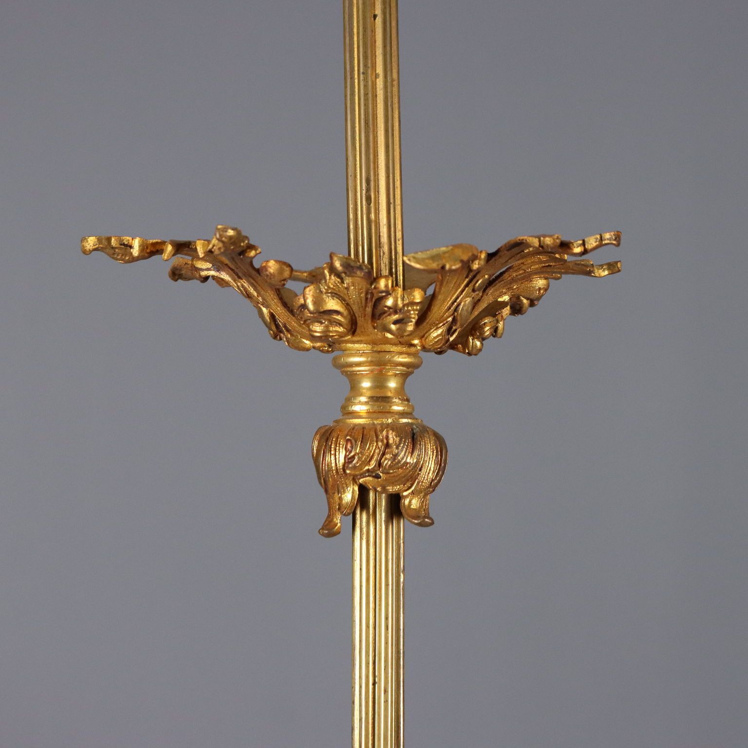 Antique Chandelier Gilded Bronze 3 Lights Italy XX Century photo buy