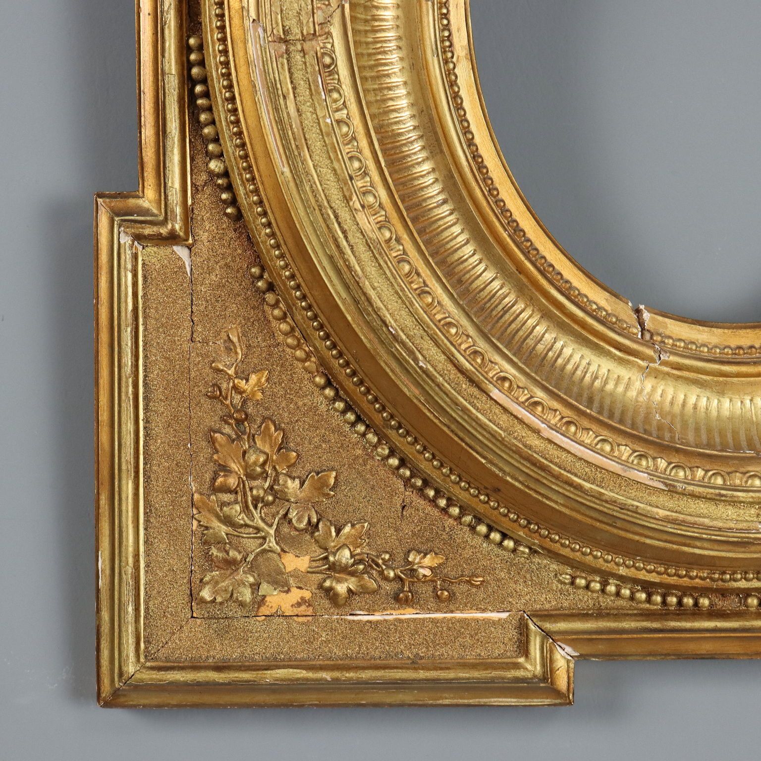 Antique Frame Gilded Carved Fir Italy Early XIX Century photo 650.0