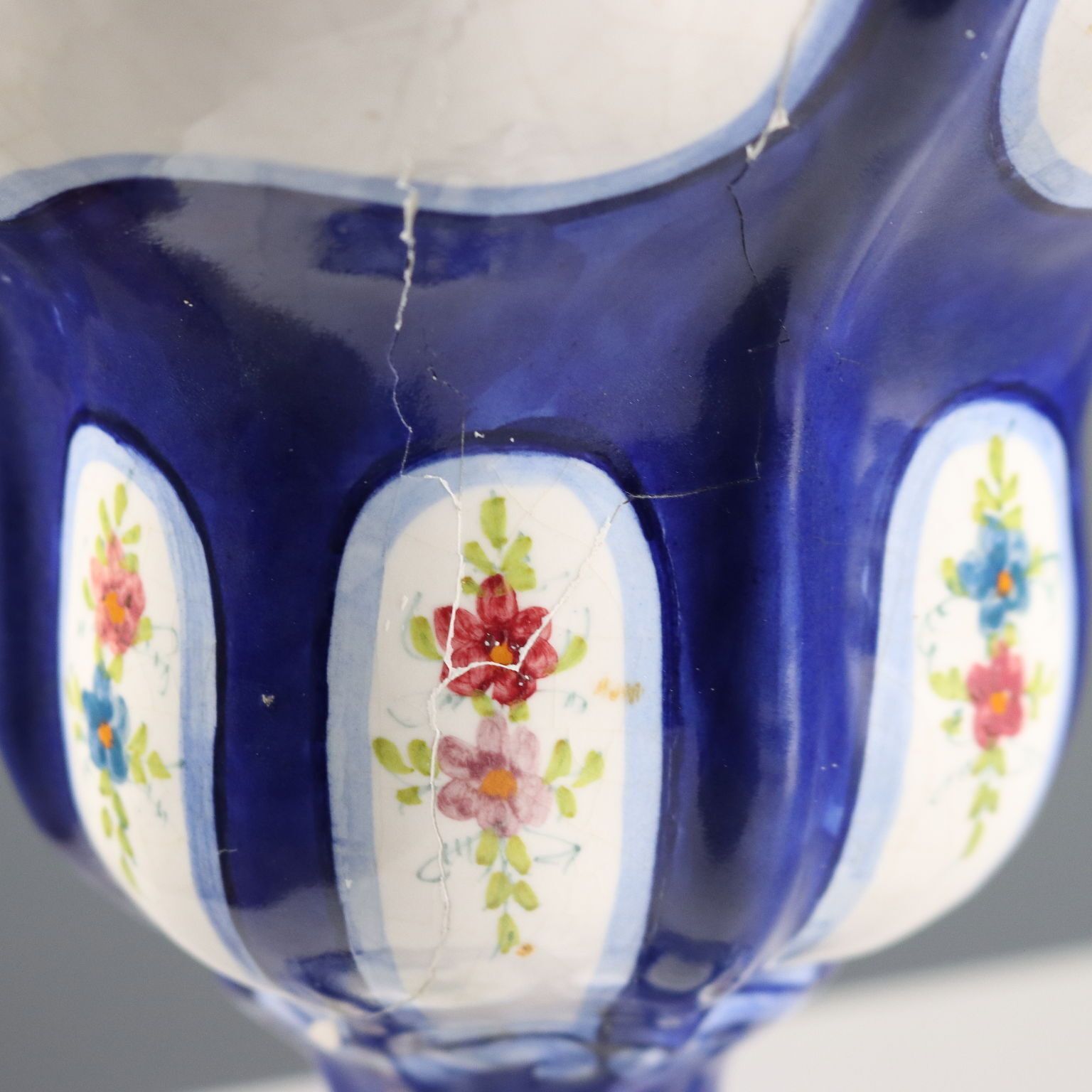 Antique Pharmacy Jug Ceramic F.Lli Minardi XIX Century photo vintage