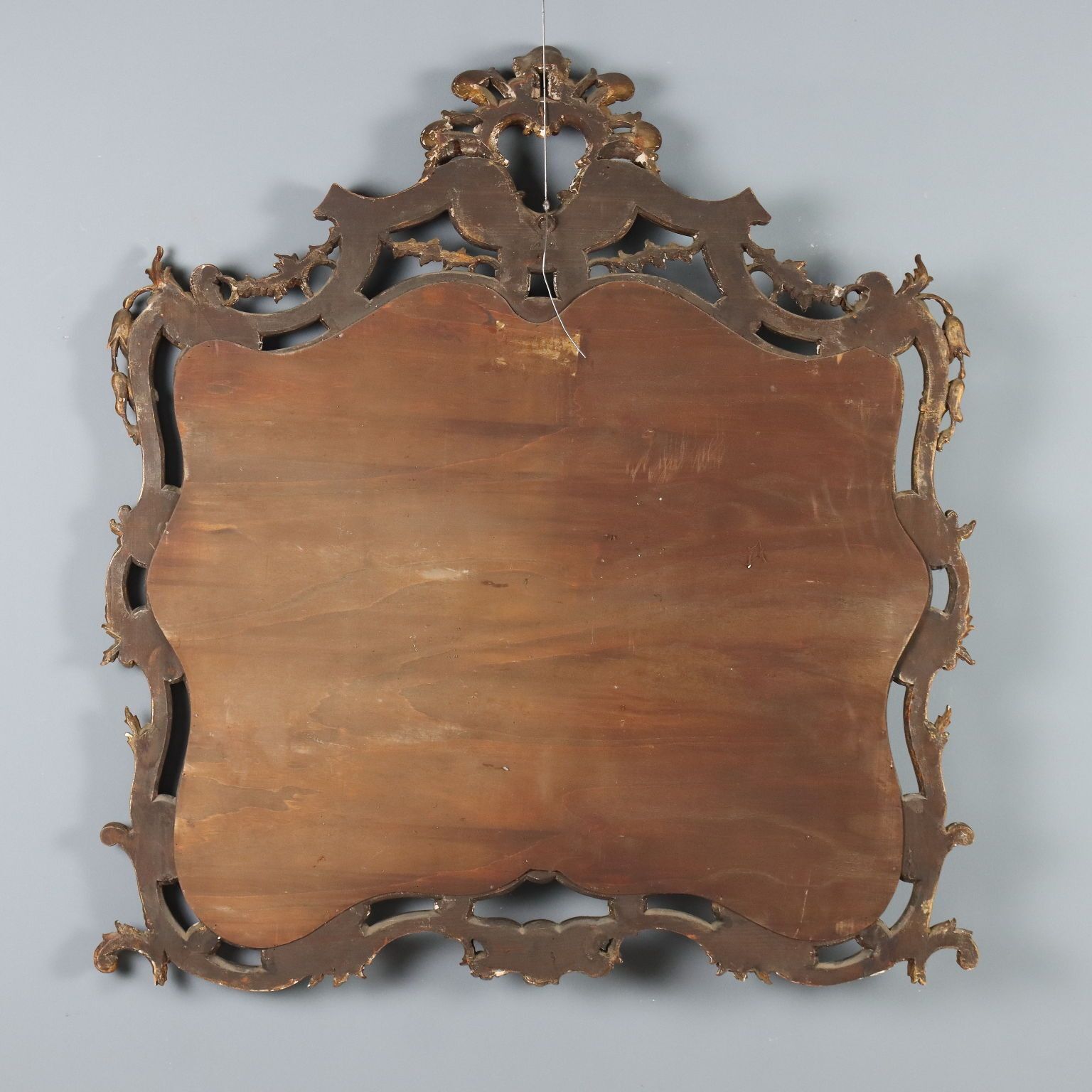 photo for sale Antique Mirror Carved Gilded Wood Italy Early XX Century